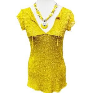 Georgina Estefania Open Weave Sweater